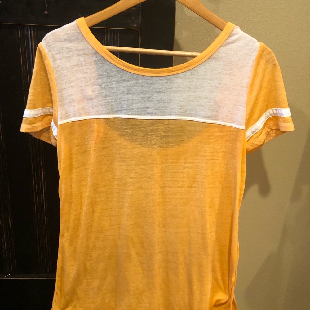 Maurices Tie Back Top- Size M, Orange